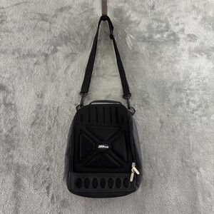 Nintendo Gameboy Advance Travel Carry Case Black Crossbody Strap Zip Close Bag‎
